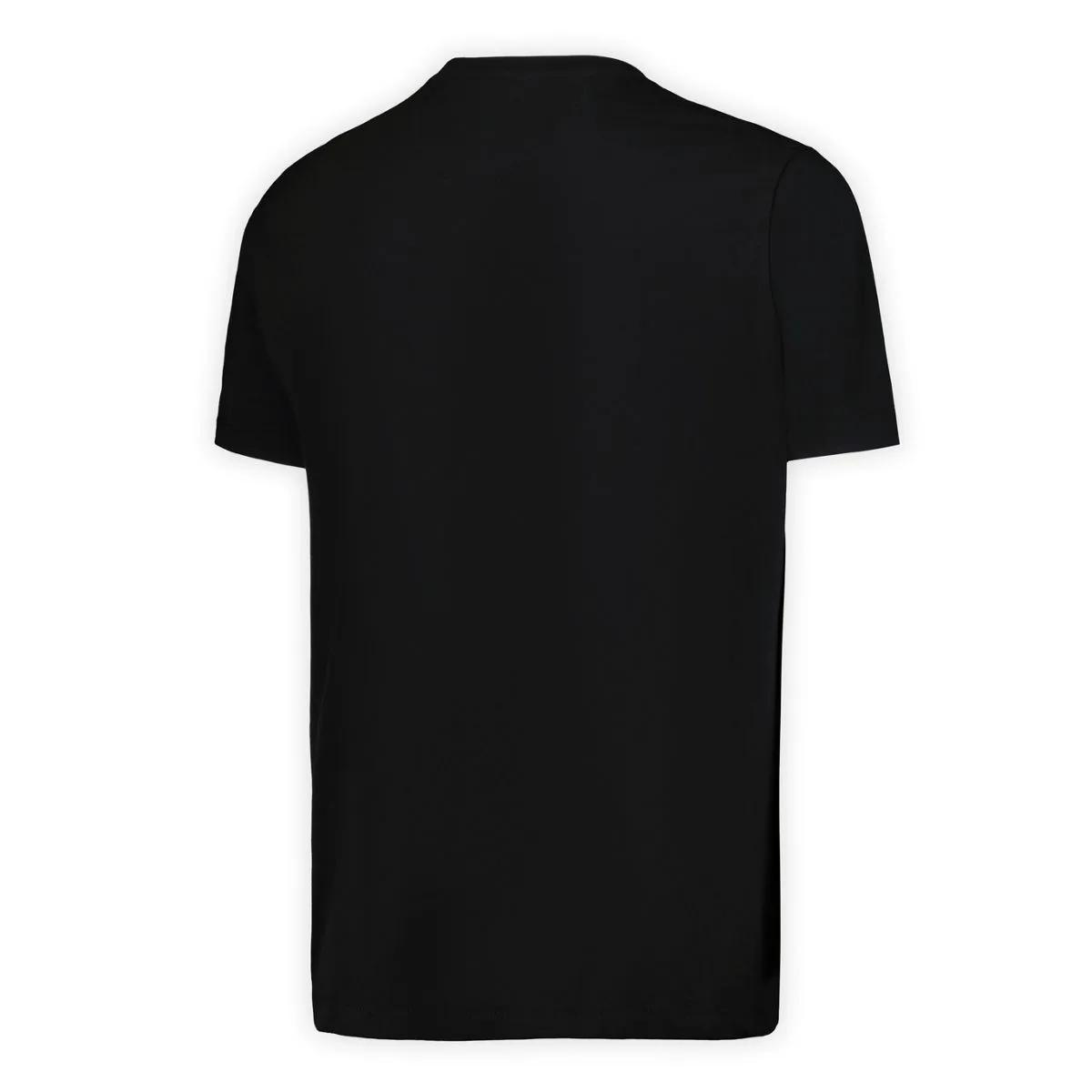 Relaxed Cotton Short Sleeve Tee, Black, dynamic 7
