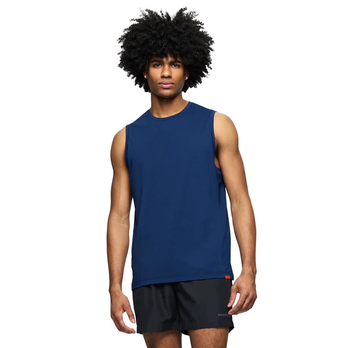 Wayde Running Tank, Navy Night, dynamic 1