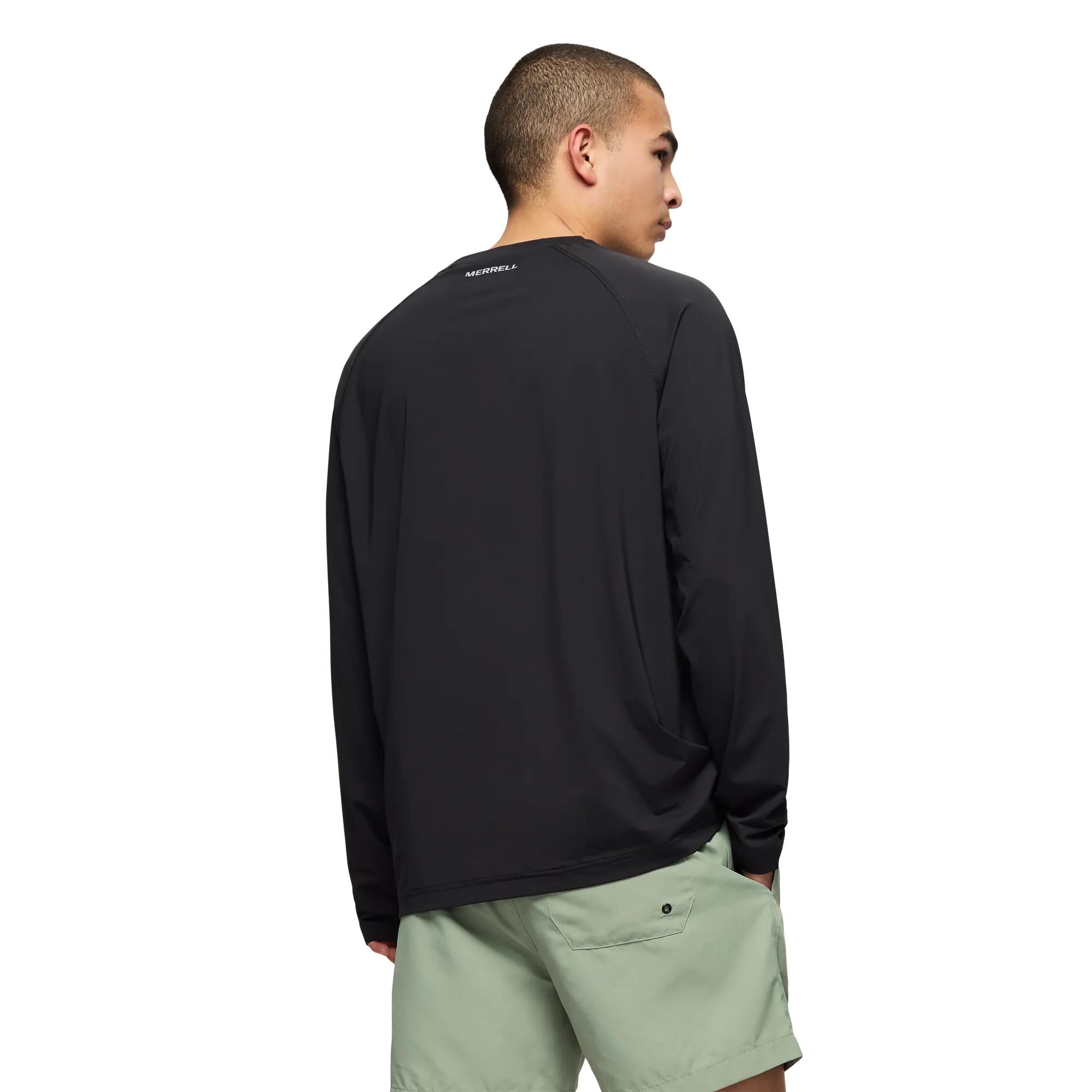 Rowan Long Sleeve Running Top, Black, dynamic 3