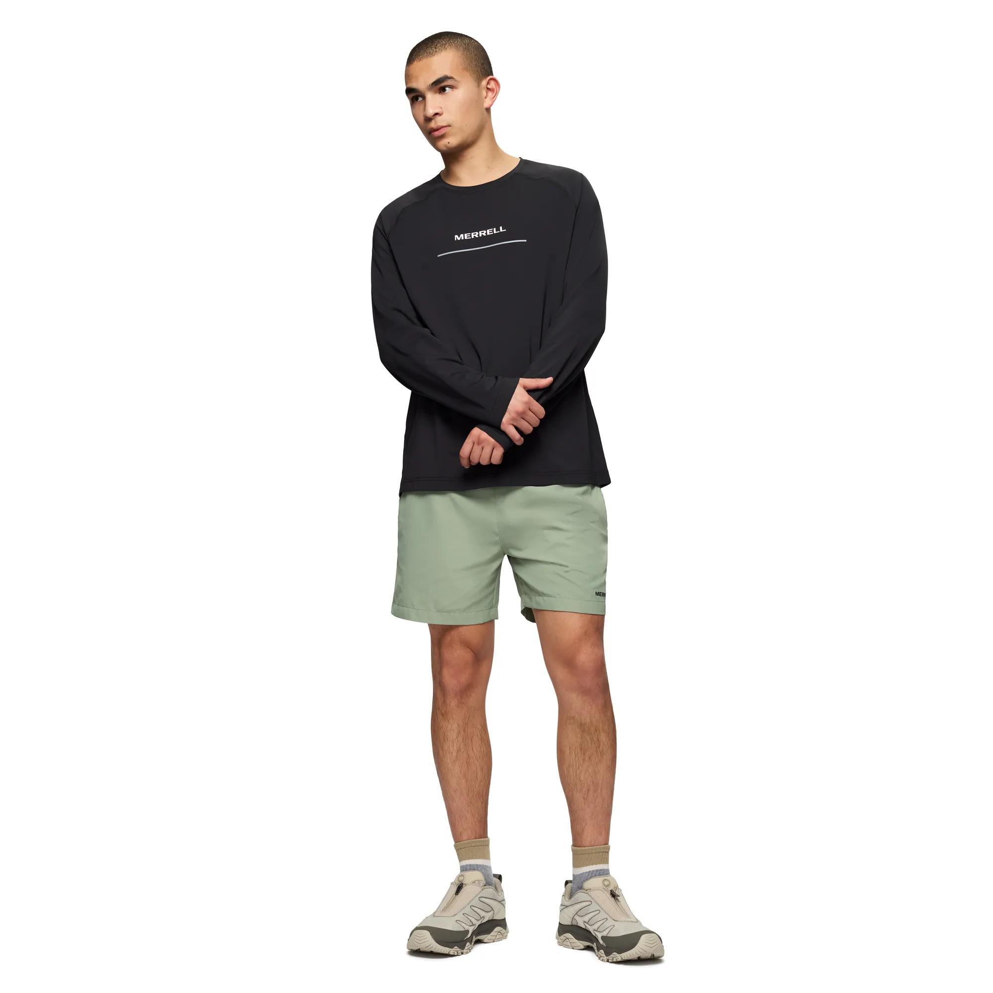Rowan Long Sleeve Running Top, Black, dynamic 2