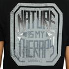 Nature Is My Therapy Graphic Tee, Black, dynamic 5