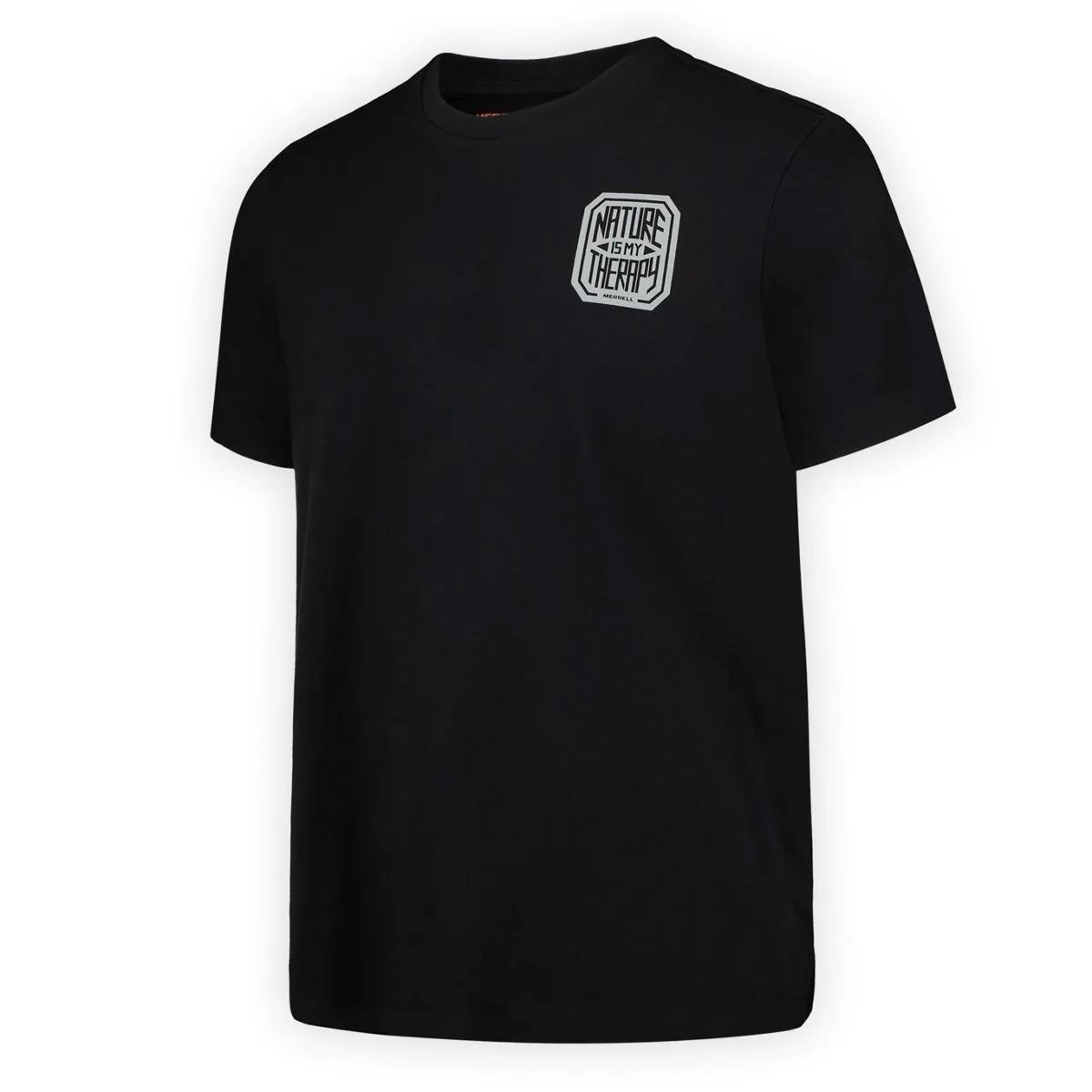 Nature Is My Therapy Graphic Tee, Black, dynamic 6