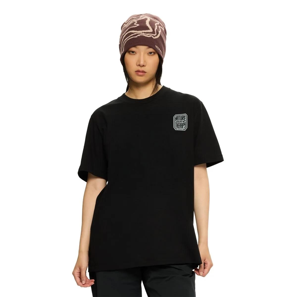 Nature Is My Therapy Graphic Tee, Black, dynamic 1