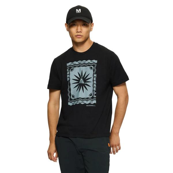 Camp Merrell Graphic Tee, Black, dynamic