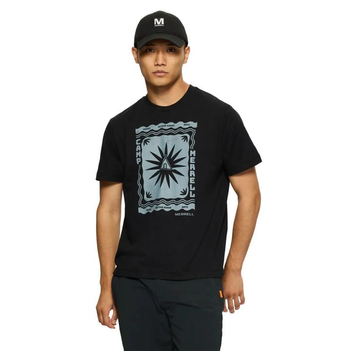 Camp Merrell Graphic Tee, Black, dynamic