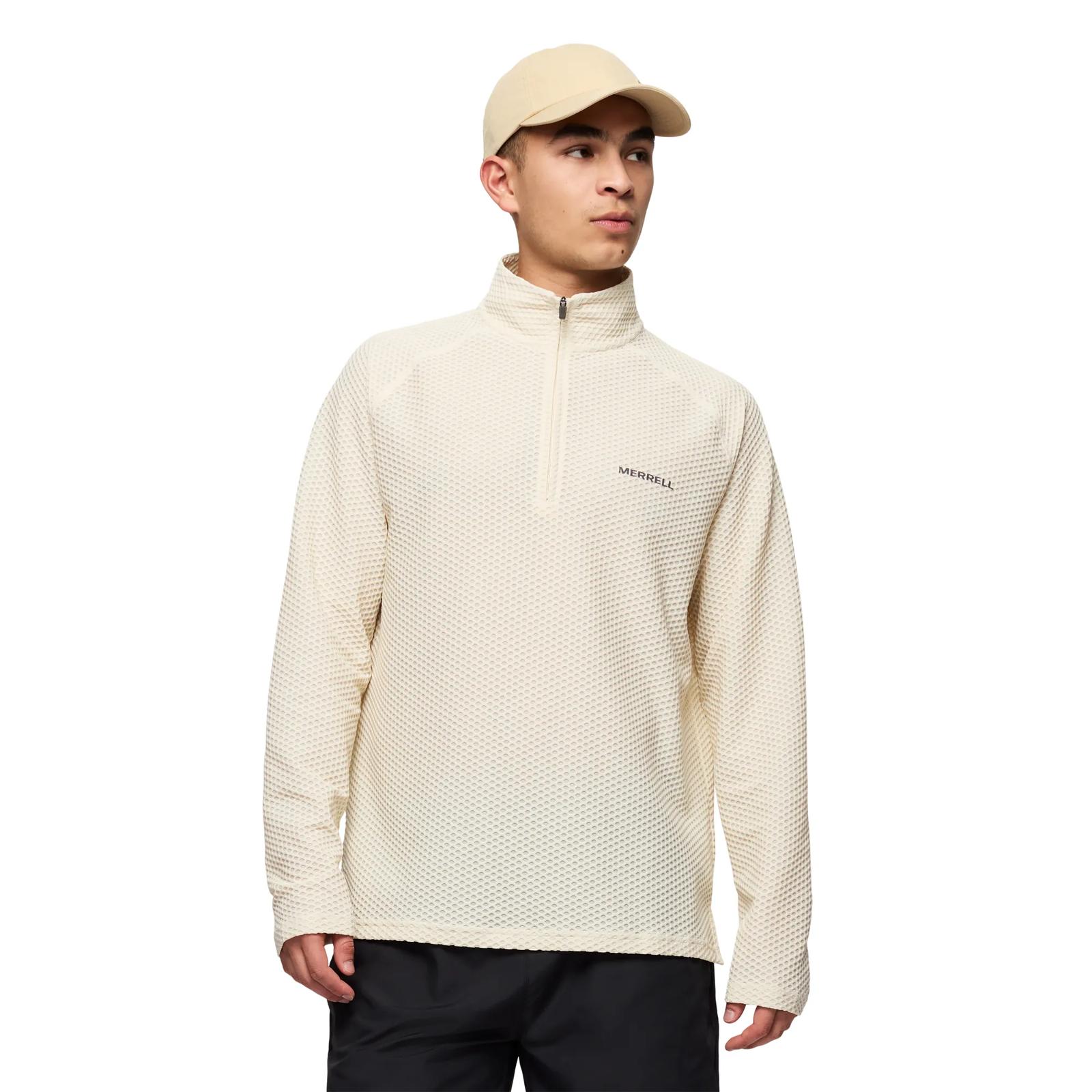 Merrell Men's Teebo Quarter Zip INTERNATIONAL SHIPPING