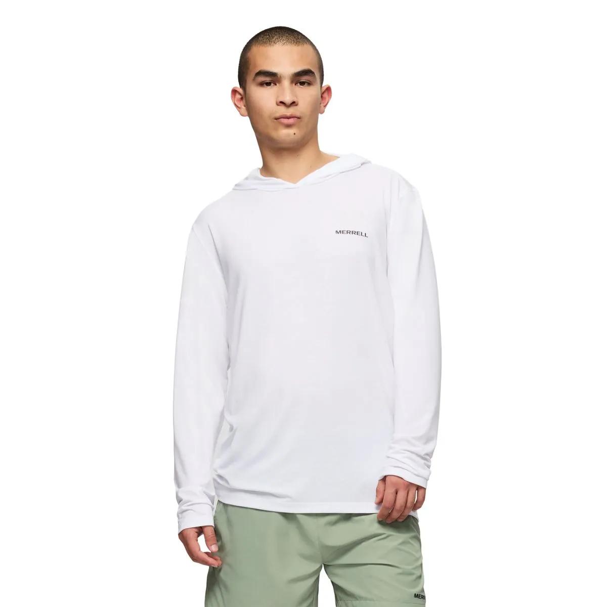 Tundra Tencel Sun Hoody, White, dynamic 1
