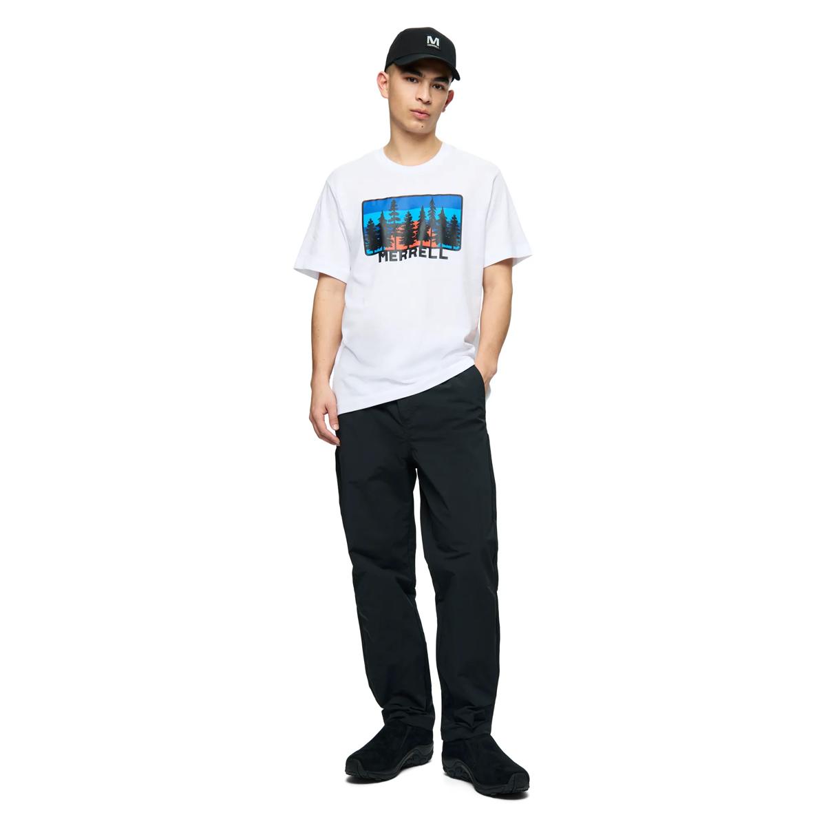 Forest Line Graphic Tee, White, dynamic 1