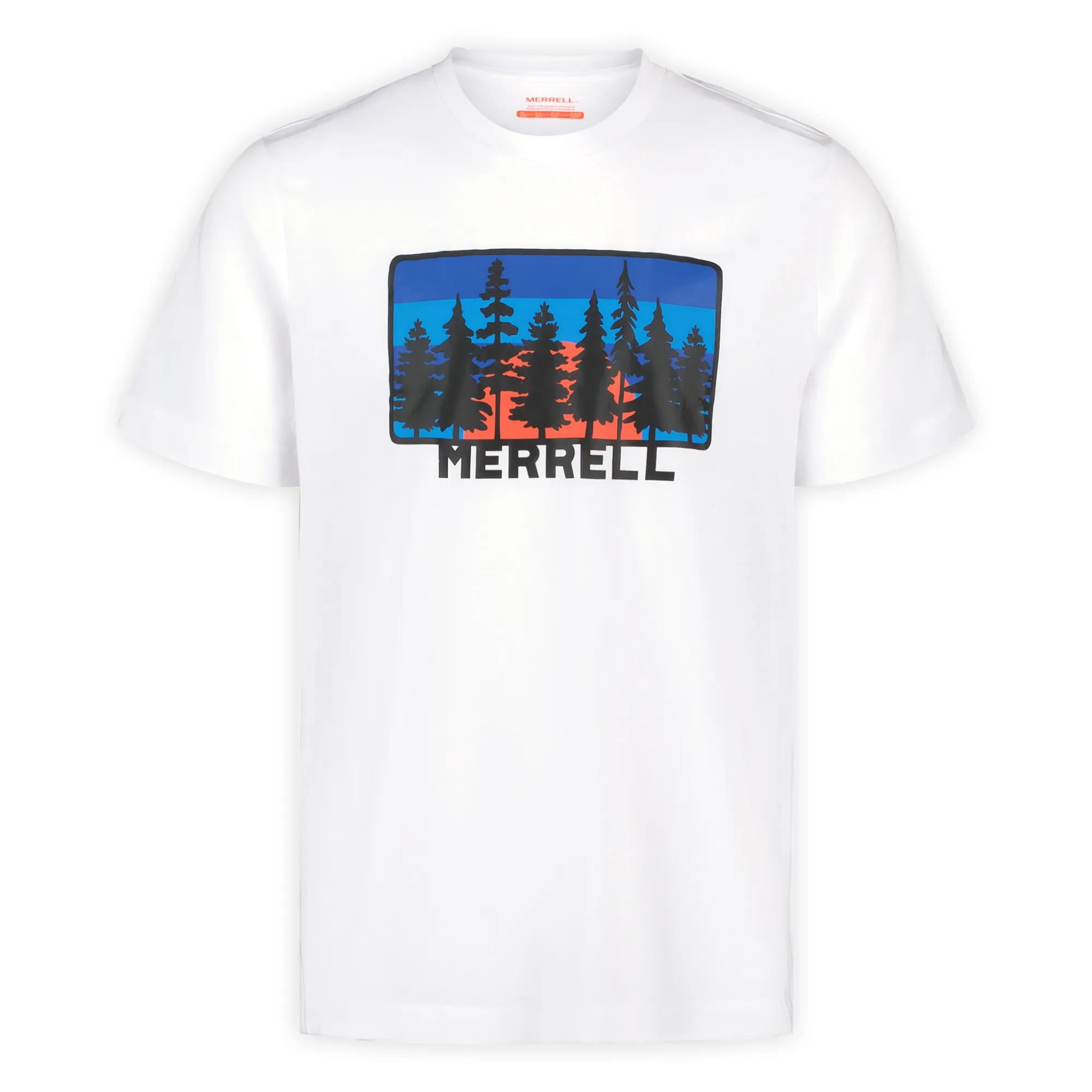 Forest Line Graphic Tee, White, dynamic 6