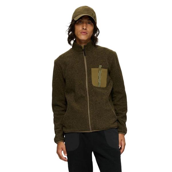 Jungle Fleece Full Zip, Dark Sand, dynamic