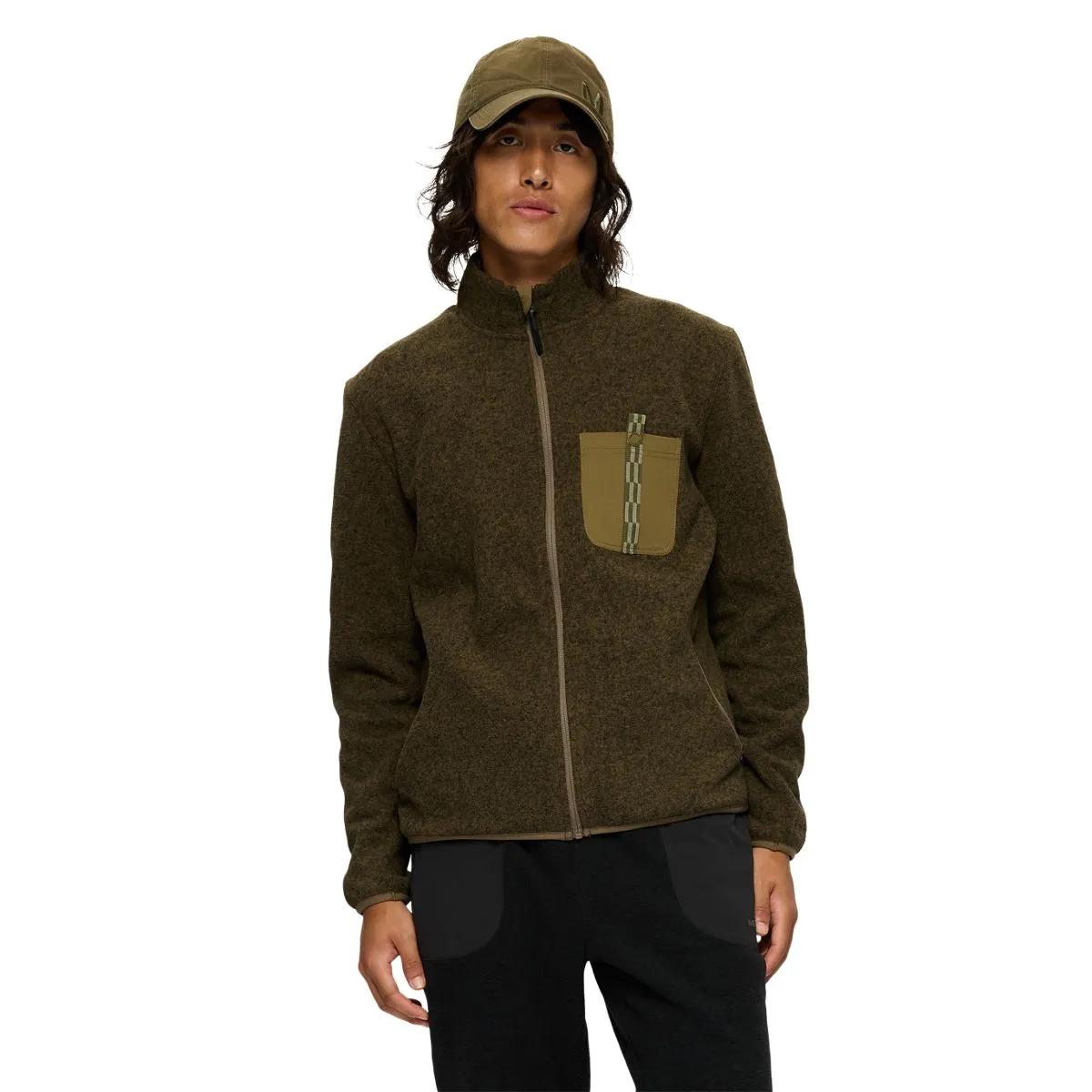 Jungle Fleece Full Zip, Dark Sand, dynamic 1