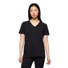 Viva V-Neck Tencel Tee, Black, dynamic 1