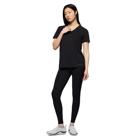 Viva V-Neck Tencel Tee, Black, dynamic 2