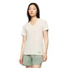 Viva V-Neck Tencel Tee, Whitecap Grey, dynamic 4