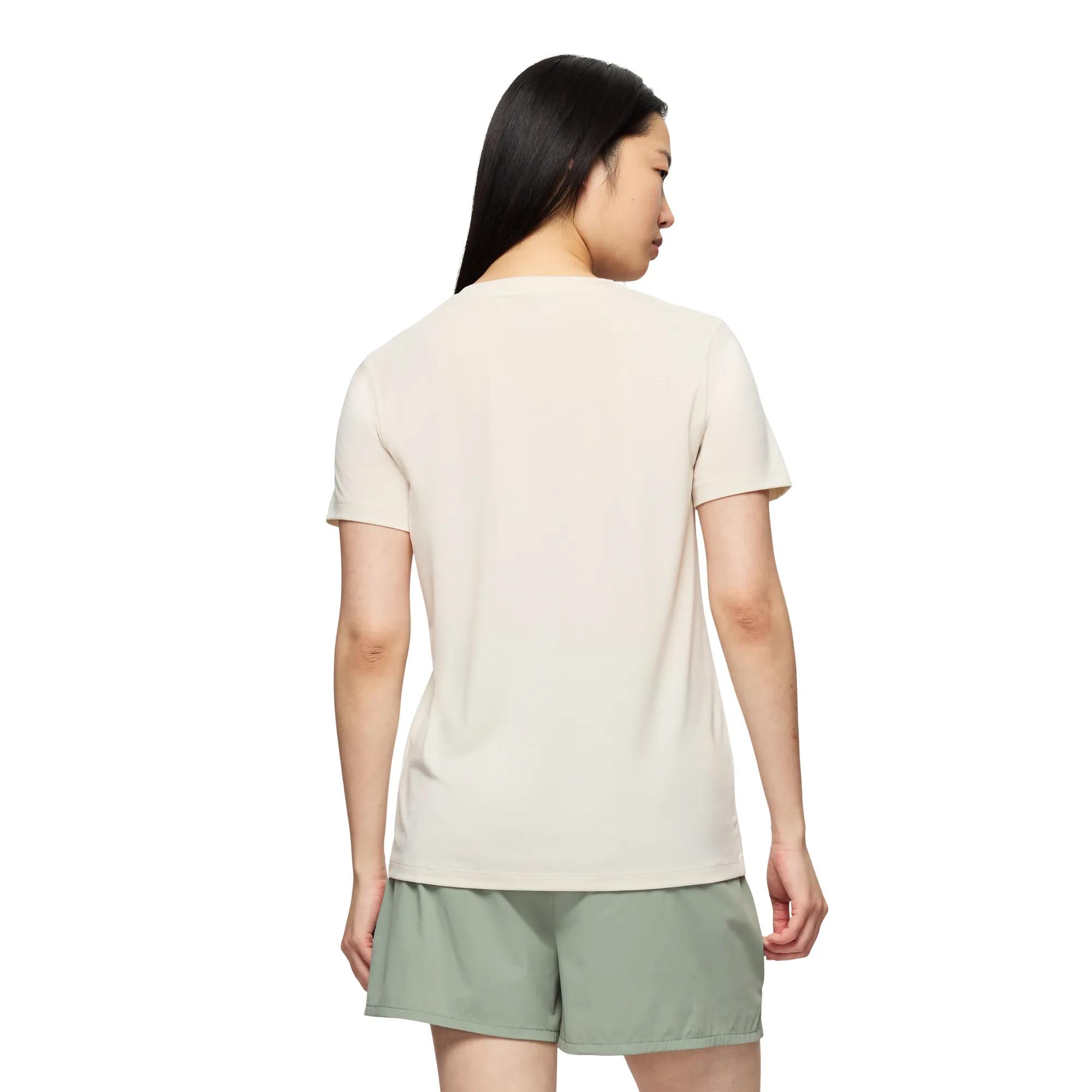 Viva Tencel V-Neck Tee, Whitecap Grey, dynamic 3