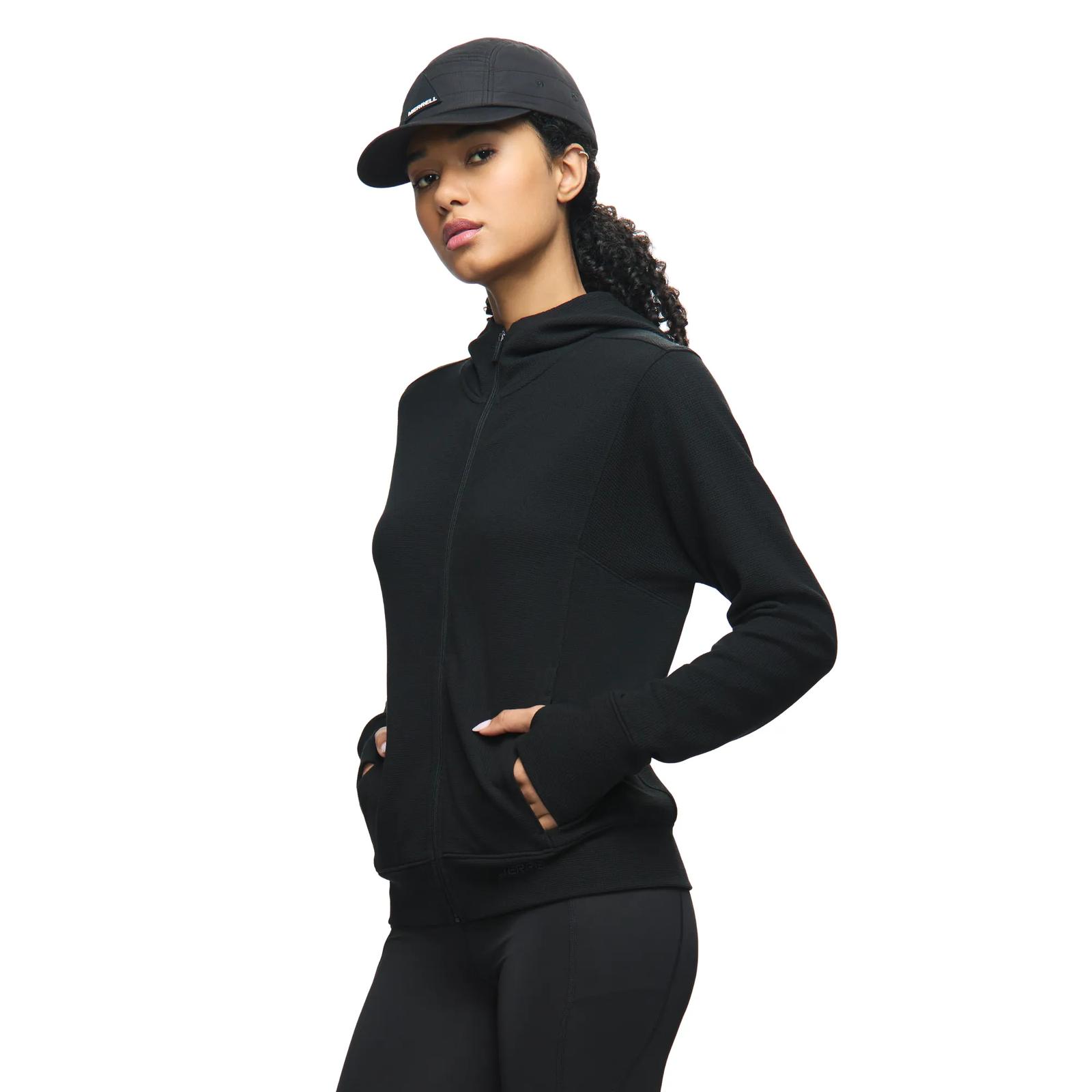 Women's Cascade  Full Zip Waffle Hoody