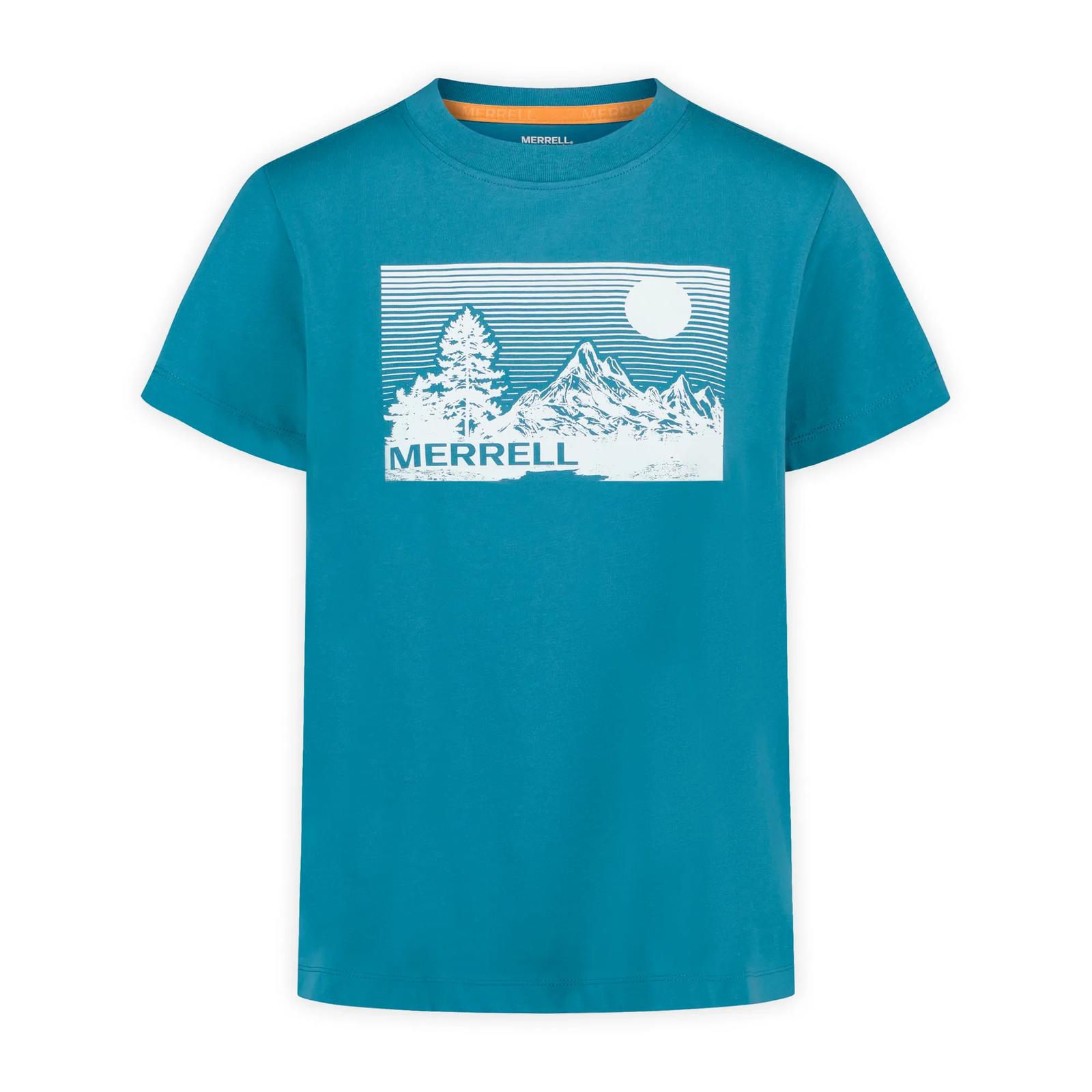 Women's Stripe Landscape Graphic Crew Tee