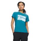 Stripe Landscape Graphic Crew Tee, Colonial Blue, dynamic 2