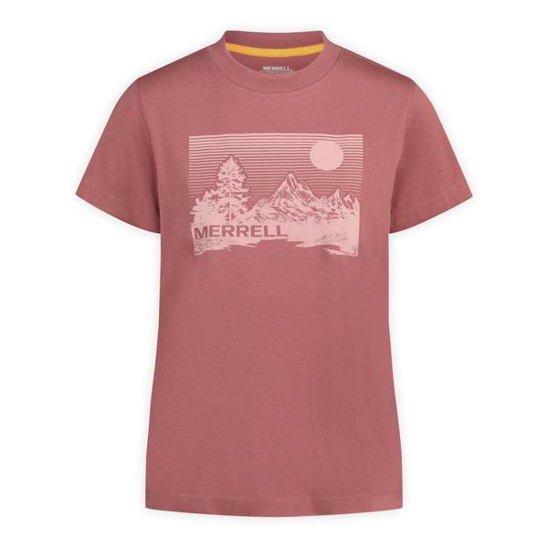 Stripe Landscape Graphic Crew Tee, Mulch, dynamic