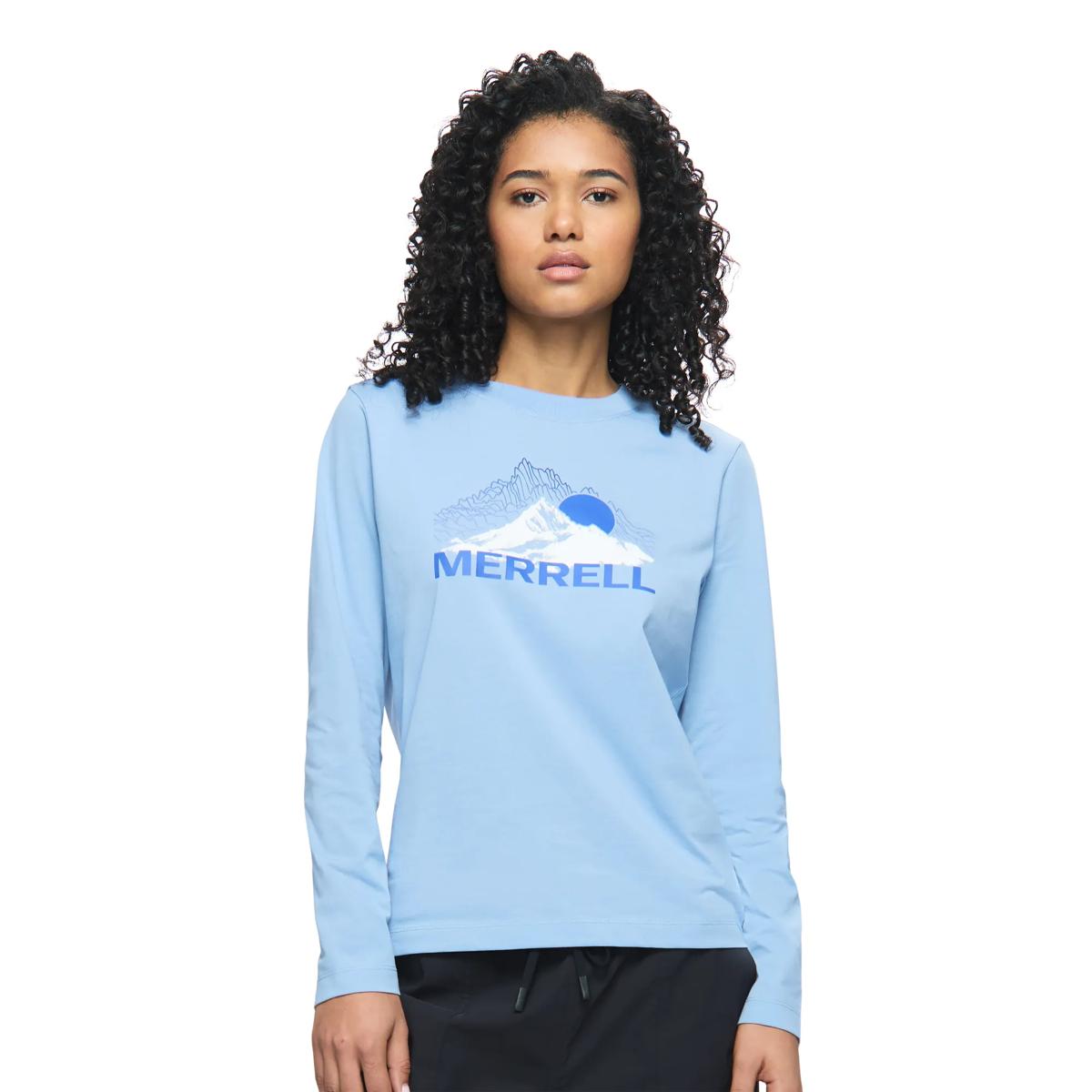 Mountain Topography Long Sleeve Tee, Endless Sky, dynamic 1
