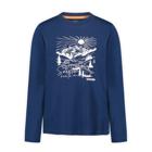 Scenic Route Long Sleeve Tee, Navy Night, dynamic 6