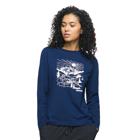 Scenic Route Long Sleeve Tee, Navy Night, dynamic 2