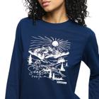 Scenic Route Long Sleeve Tee, Navy Night, dynamic 5