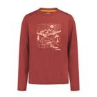 Scenic Route Long Sleeve Tee, Red Ochre, dynamic 6