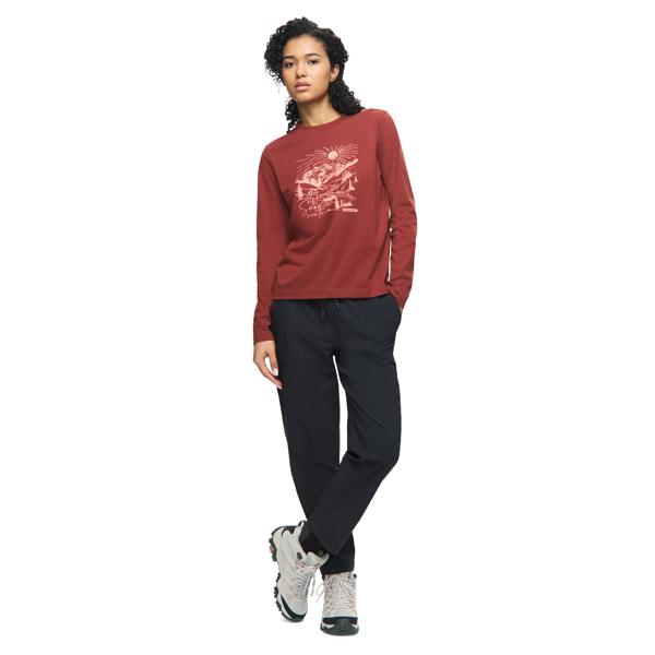 Scenic Route Long Sleeve Tee, Red Ochre, dynamic