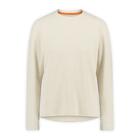 Peakshadow Long Sleeve Waffle Tee, Beige, dynamic 6