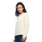 Peakshadow Long Sleeve Waffle Tee, Beige, dynamic 4