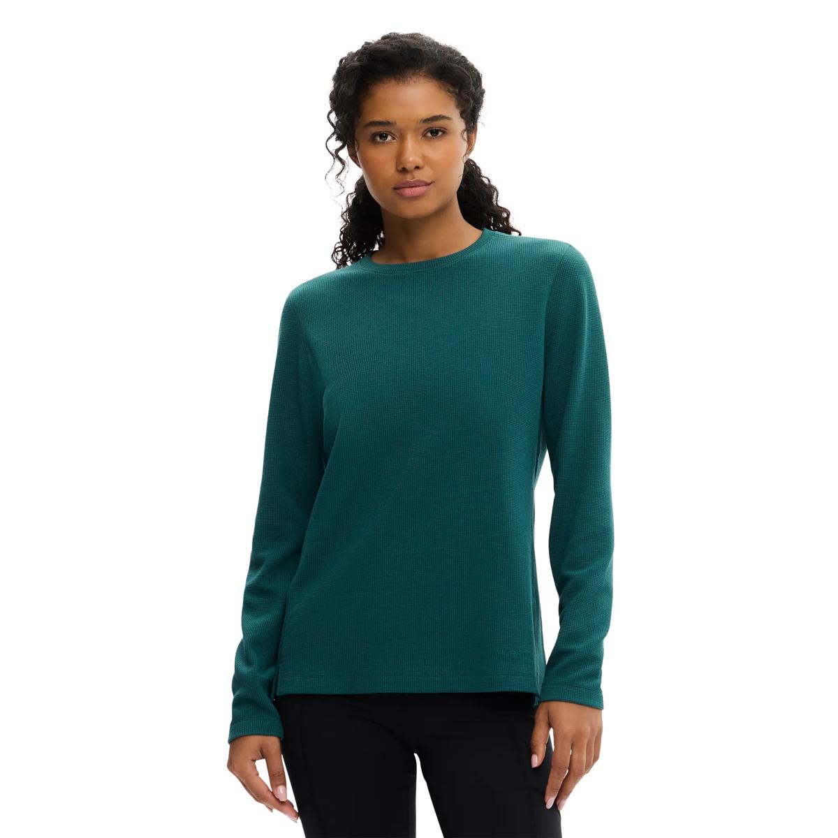 Peakshadow Long Sleeve Waffle Tee, Batik, dynamic 1