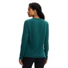 Peakshadow Long Sleeve Waffle Tee, Batik, dynamic 3