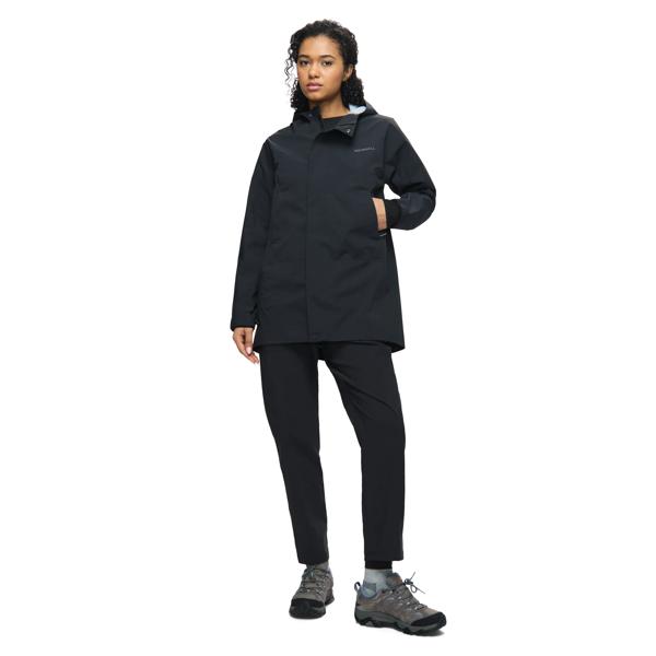 Sadia Seam-Sealed Raincoat, Black, dynamic