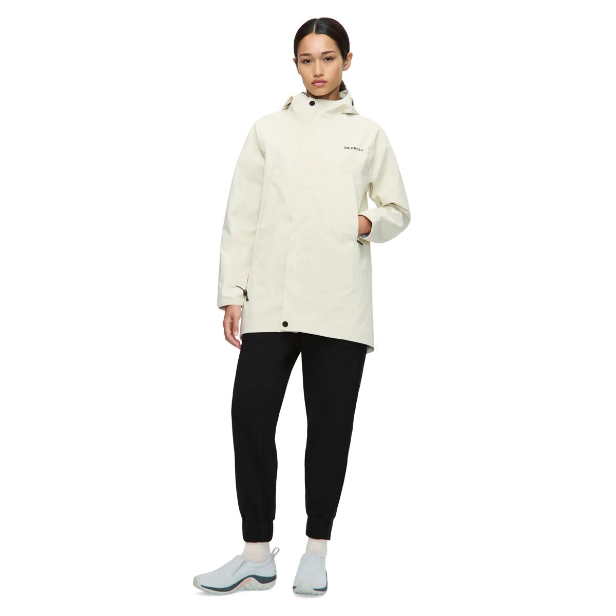 Sadia Seam-Sealed Raincoat, Seed Pearl, dynamic 1