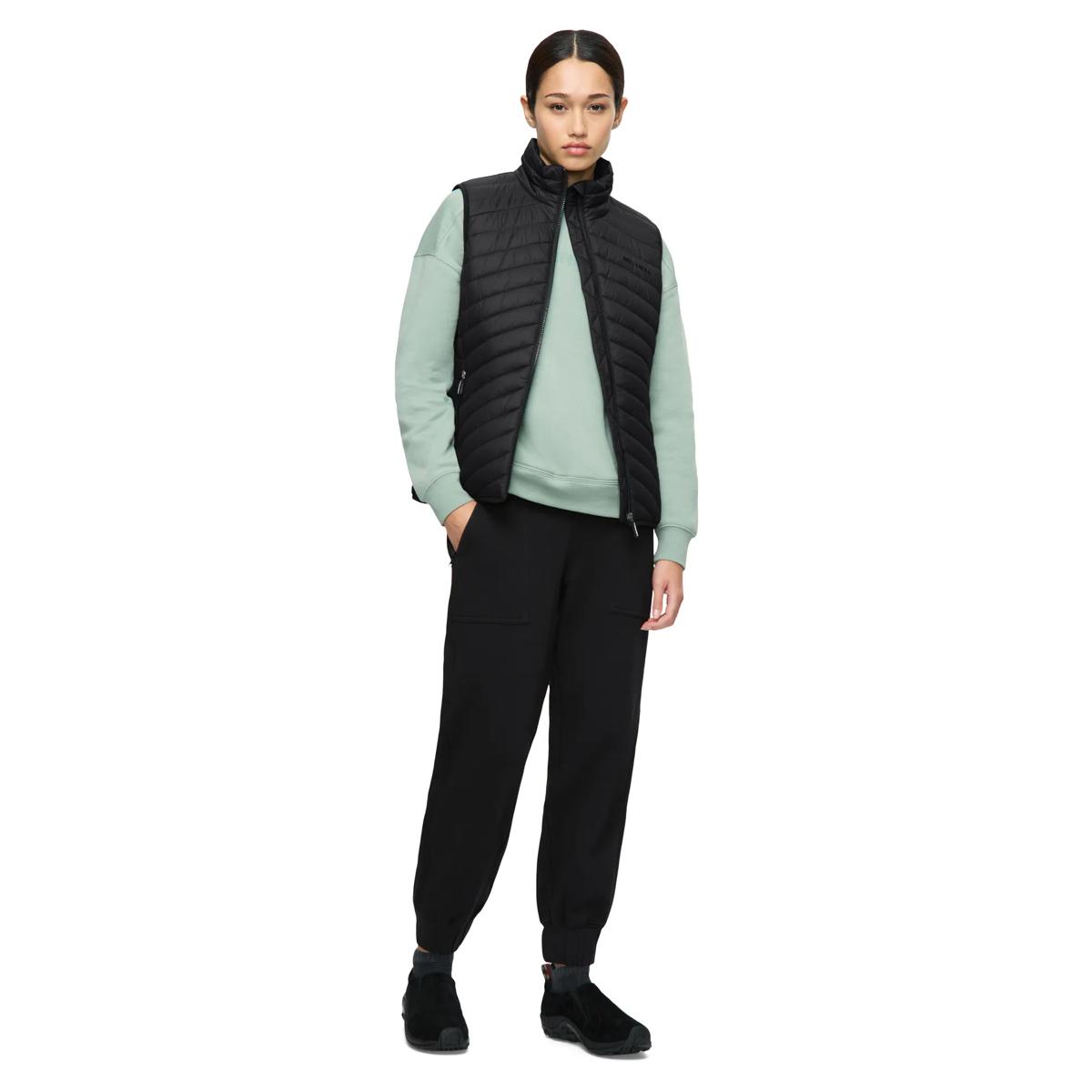 Highridge Lightweight Puffer Vest, Black, dynamic 1
