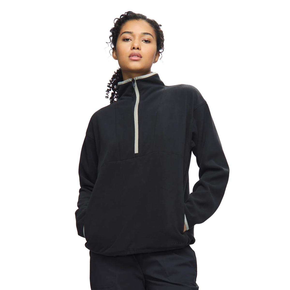 Brightledge 1/2 Zip, Black, dynamic 1