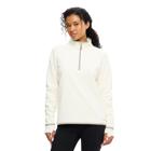 Brimrock Quarter Zip Fleece, Chalk, dynamic 1
