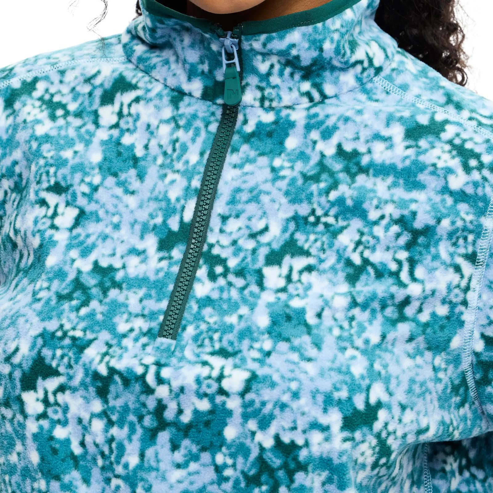 Donna Mossrock Quarter Con zip Polare Pile