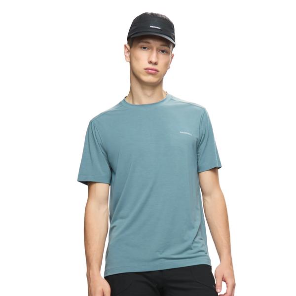 Vista Tencel Tee, Goblin Blue, dynamic