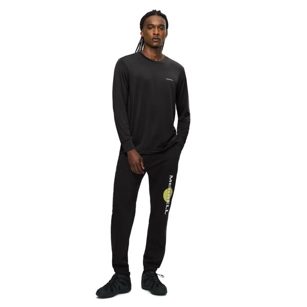 Horizon Long Sleeve Tencel Tee, Black, dynamic