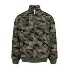 Highspire Quarter Zip Sherpa, Dark Moss, dynamic 6