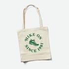 Trailhead Canvas Tote Bag, Natural- Hike On, dynamic 1