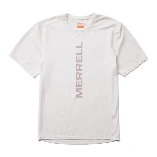 Trail Run Short Sleeve Tee, Chalk, dynamic