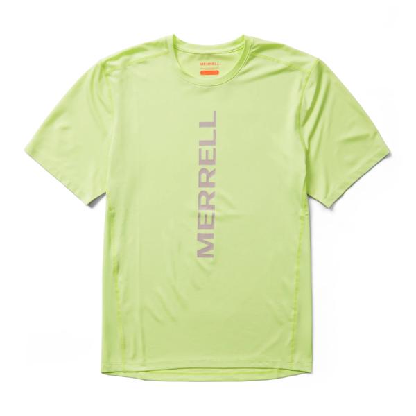 Trail Run Short Sleeve Tee, Mantis, dynamic