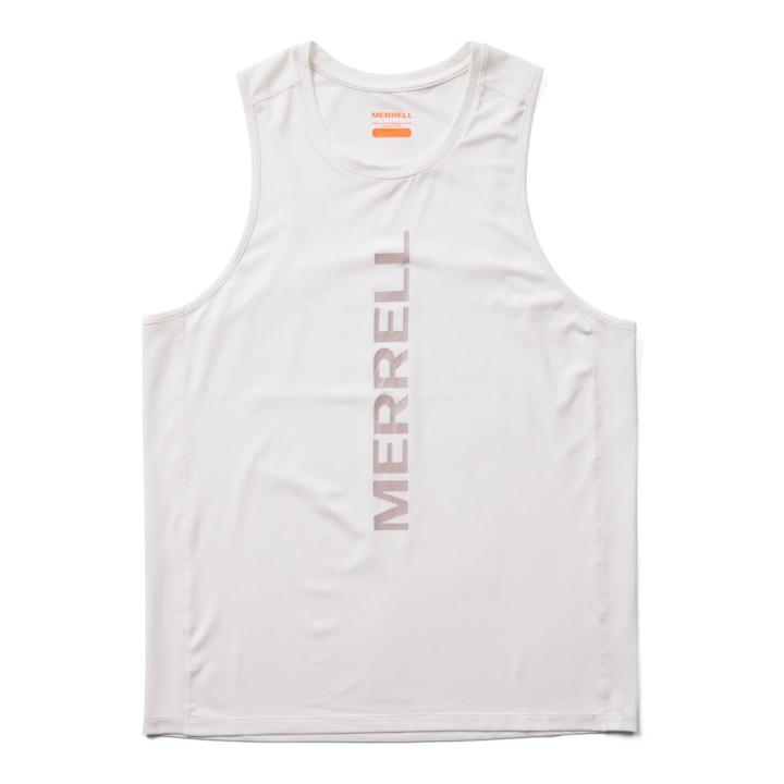 Trail Run Tank, Chalk, dynamic