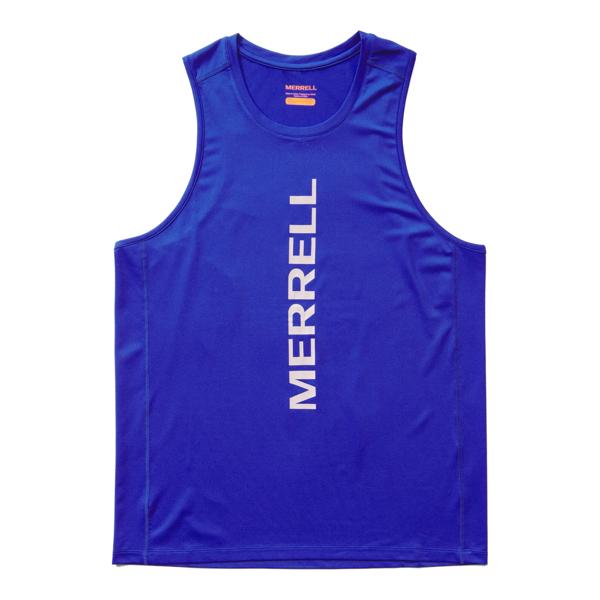 Trail Run Tank, Sapphire, dynamic