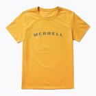 Wordmark Short Sleeve Tee, Gold, dynamic 1