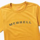 Wordmark Short Sleeve Tee, Gold, dynamic 2