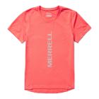 Trail Run Short Sleeve Tee, Blossom, dynamic 1